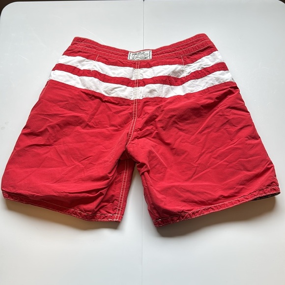 Polo Ralph Lauren Reversible Swim Trunks Striped Plaid - Picture 7 of 9
